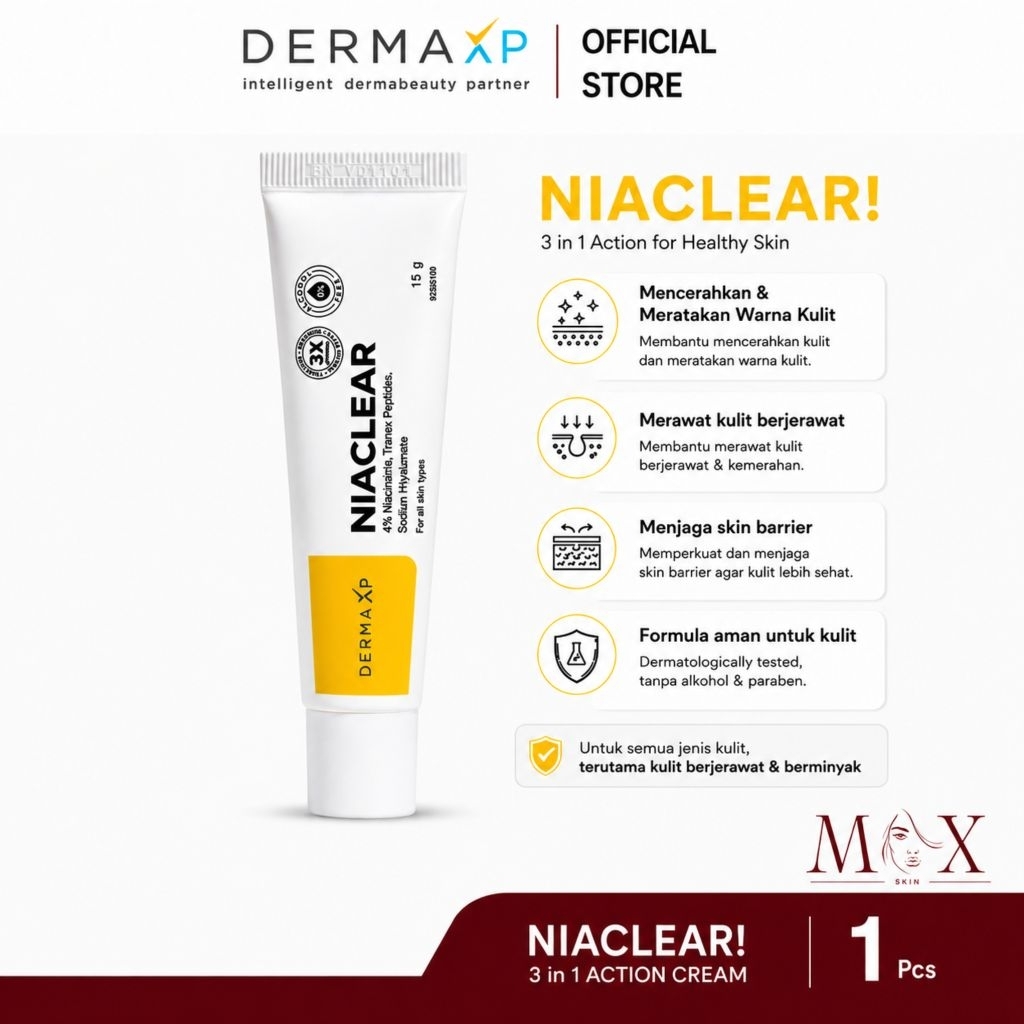 DERMA XP - Niaclear Untuk Mengatasi Jerawat