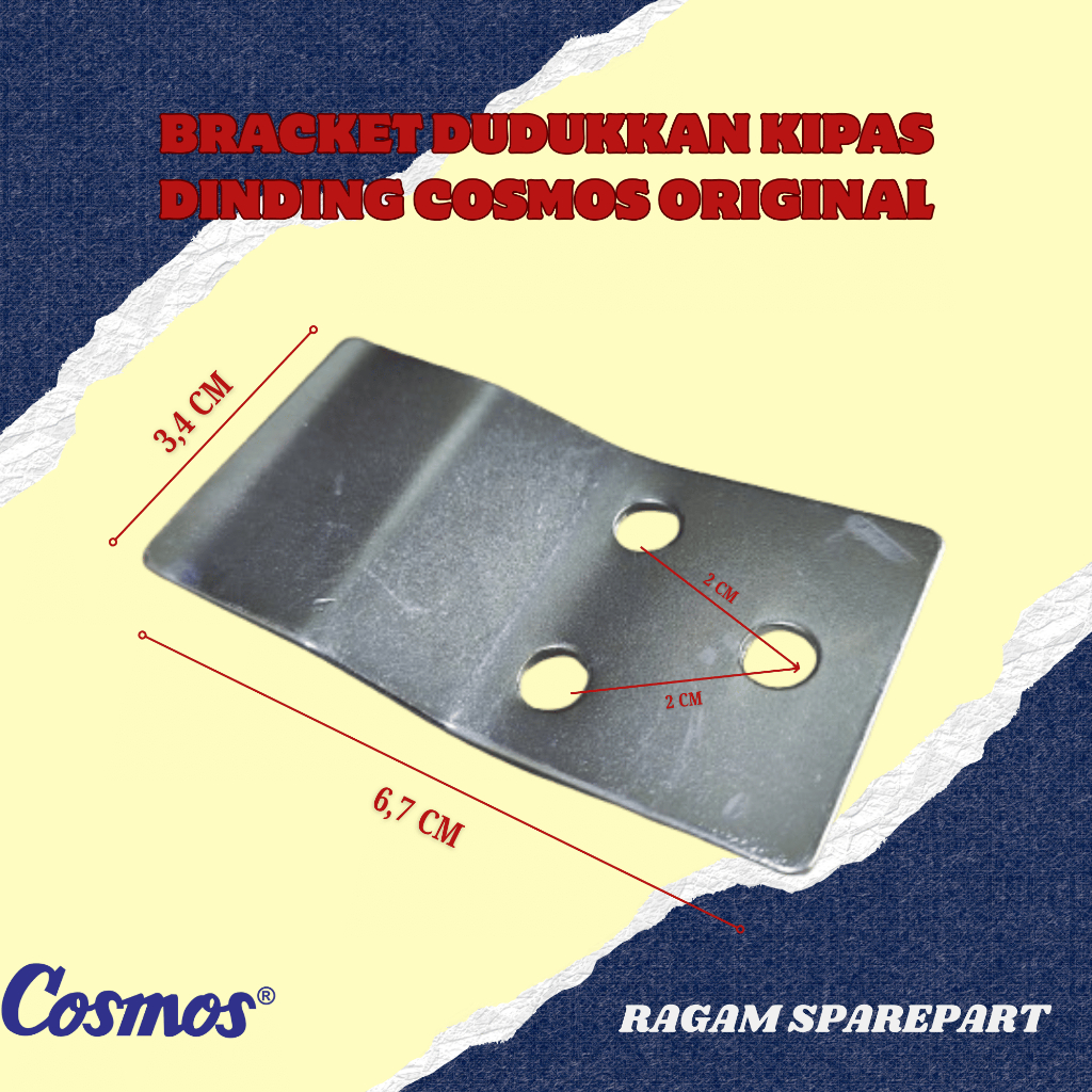 BRACKET PENAHAN DUDUKAN KIPAS DINDING COSMOS
