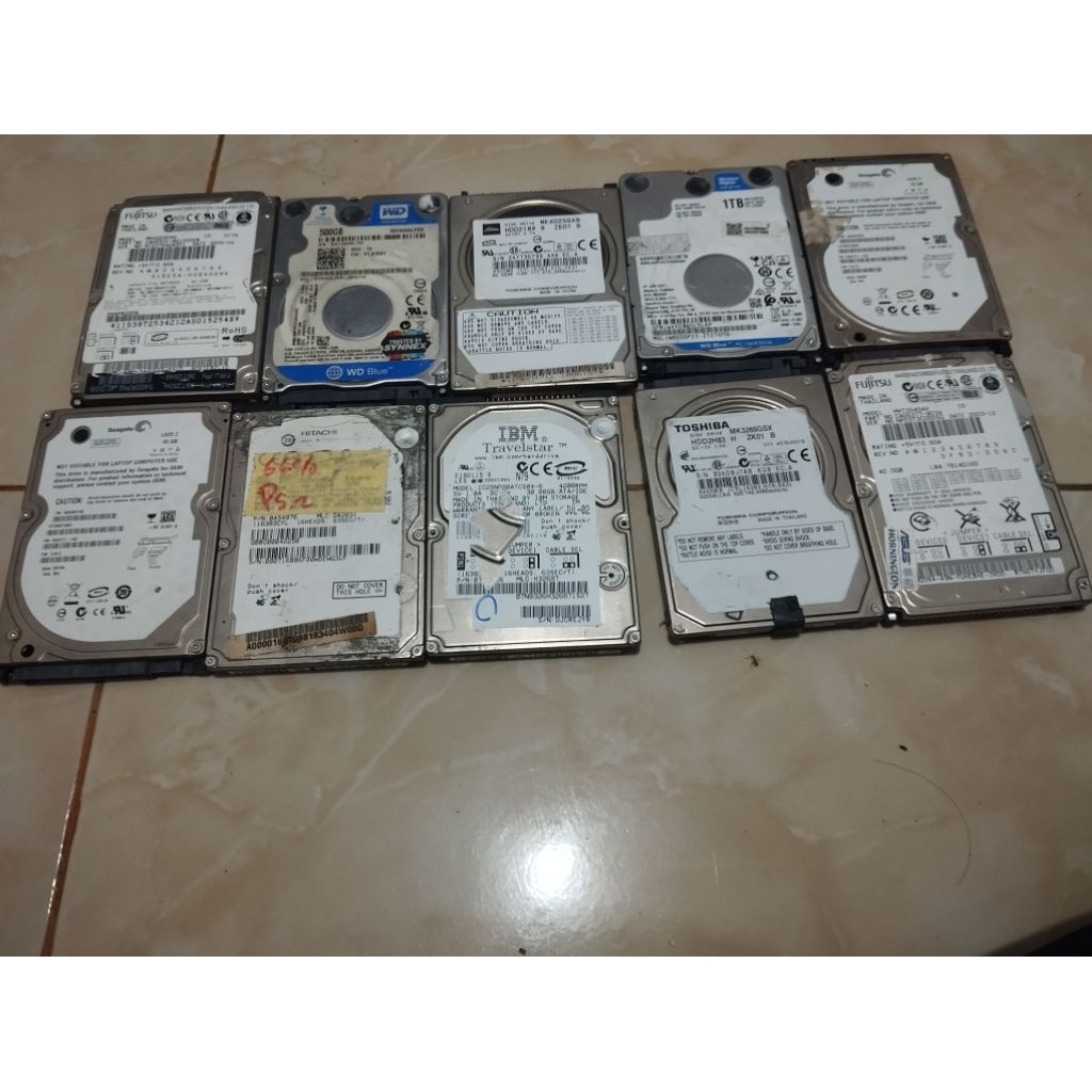 hardisk laptop rusak random