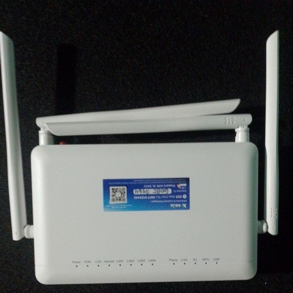 ROUTER ZTE F6600P ANTENA 4 PORT HIJAU SECOND