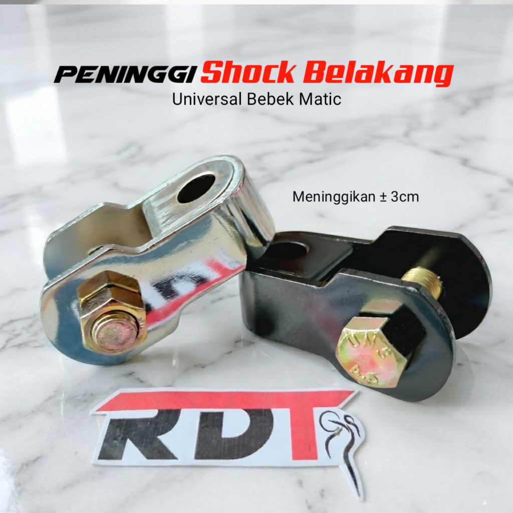 Peninggi Shock Belakang Motor Bebek Matic Sambungan Shock Belakang Anting Shock Belakang