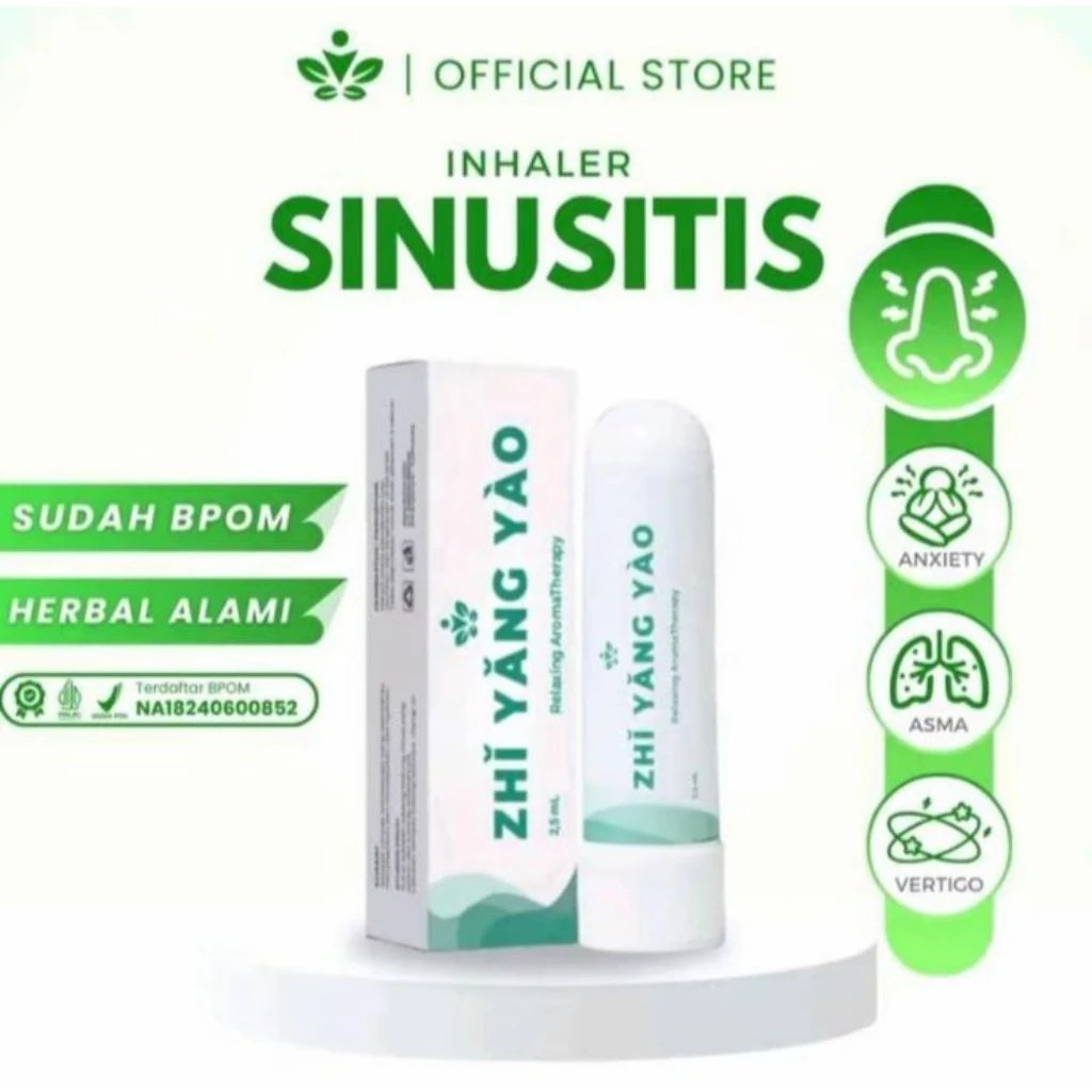 TERBAIK ZHI YANG YAO ORIGINAL - Inhaler Aromaterapi Sembuhkan Asma dan Gejala Insomnia Zhi Yang YAO 