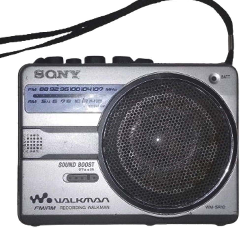 audio - walkman sony-sr10 stereo radio cassette recorder - pemutar kaset pita, radio, dan rekam