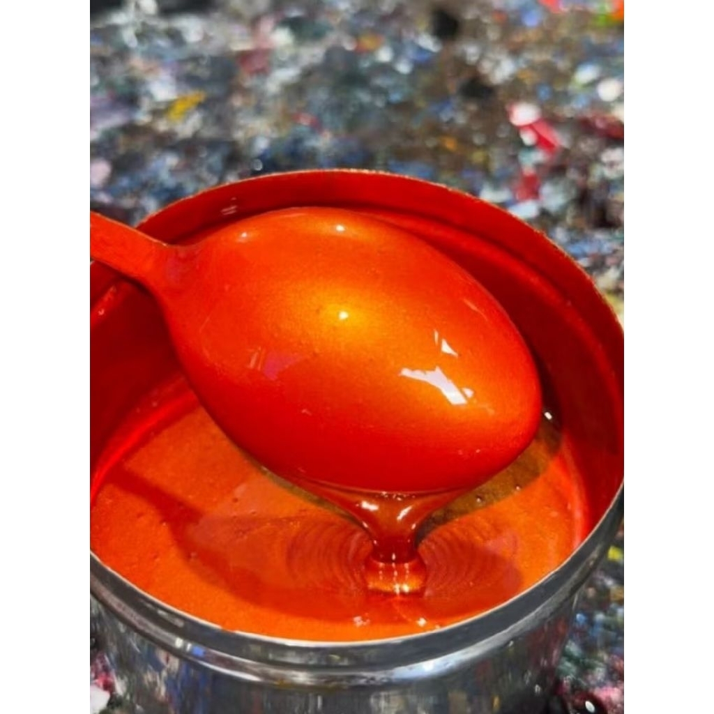 CAT PU WARNA SUNKIST ORANGE ORIGINAL
