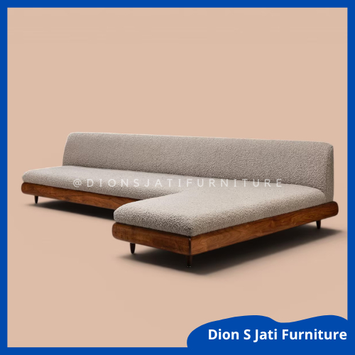 Sofa L Sofa Bounce Sofa Sudut Kayu Jati