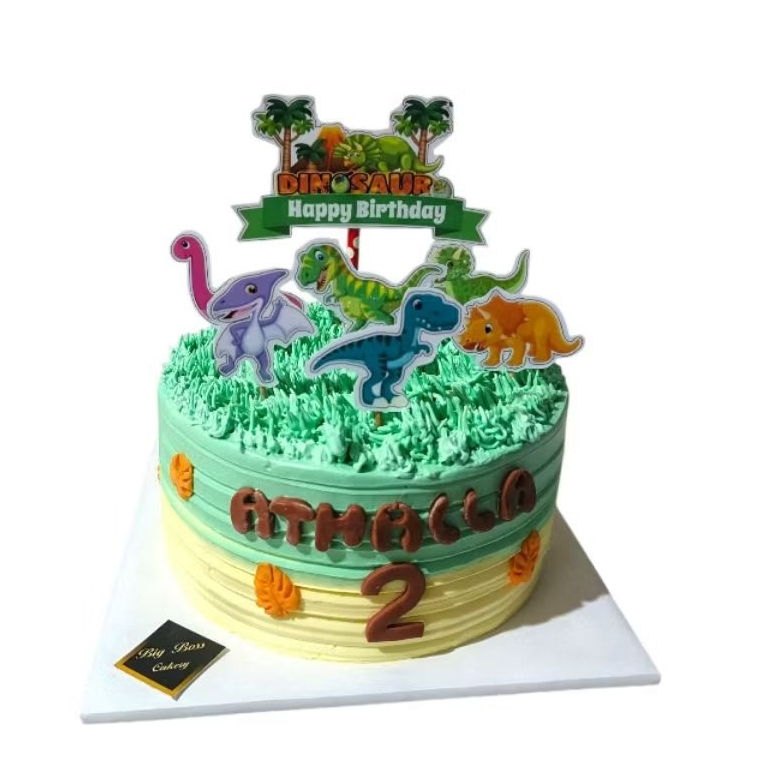 DINOSAURUS DINOSAUR DINO CAKE KUE ULTAH ANAK LUCU
