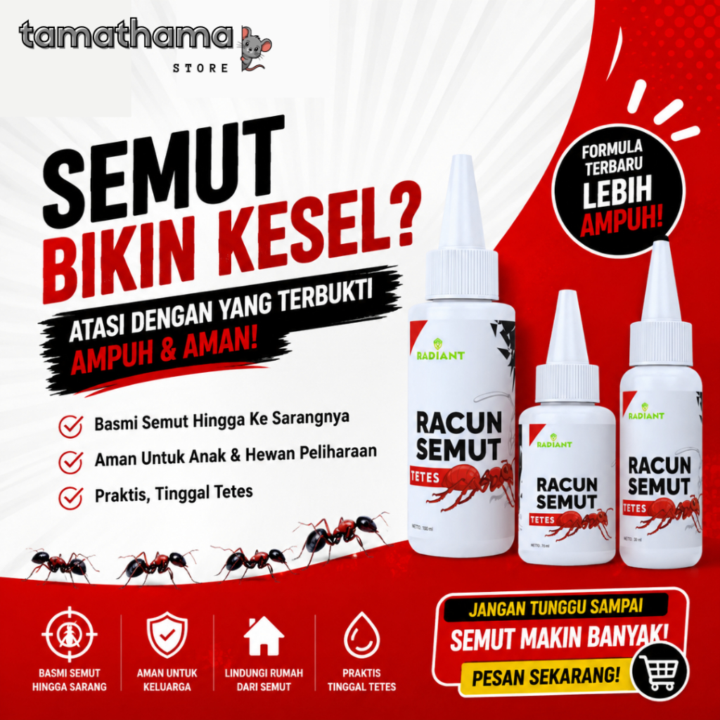 RACUN PEMBASMI SEMUT SUPER AMPUH OBAT RACUN ANTI SEMUT PENGUSIR SEMUT MERAH SEMUT RANGRANG PEMBASMI