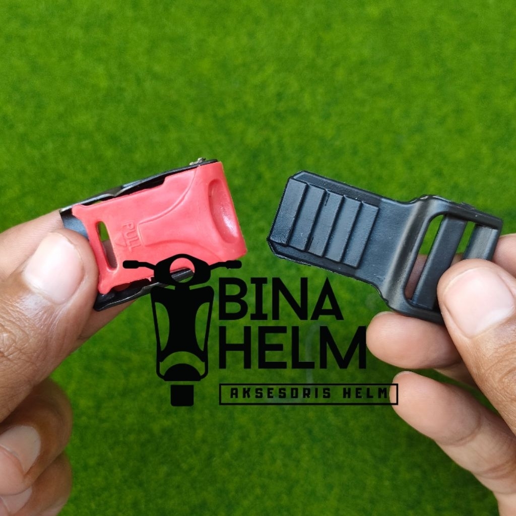 Gesper Helm Buaya Klik Pengunci Tali Helm