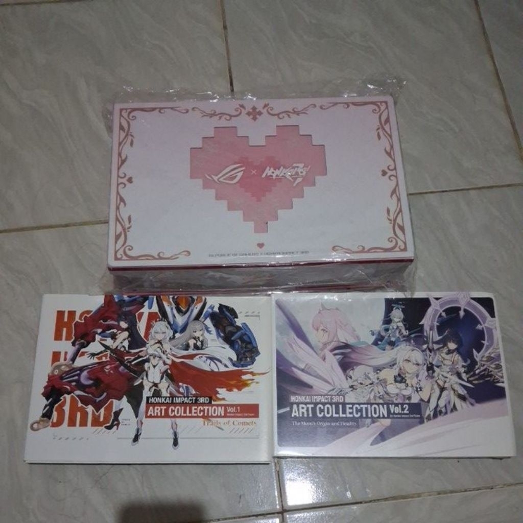 Honkai Impact 3 Buku Artbook Vol 1 dan 2 Gift Box Elysia Merchandise