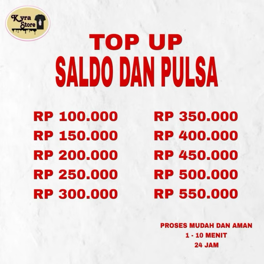 TOP  SALDO DAN PULSA 500
