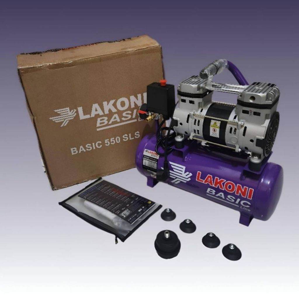 Mesin Kompresor Oilless Silent Lakoni Basic 550 SLS