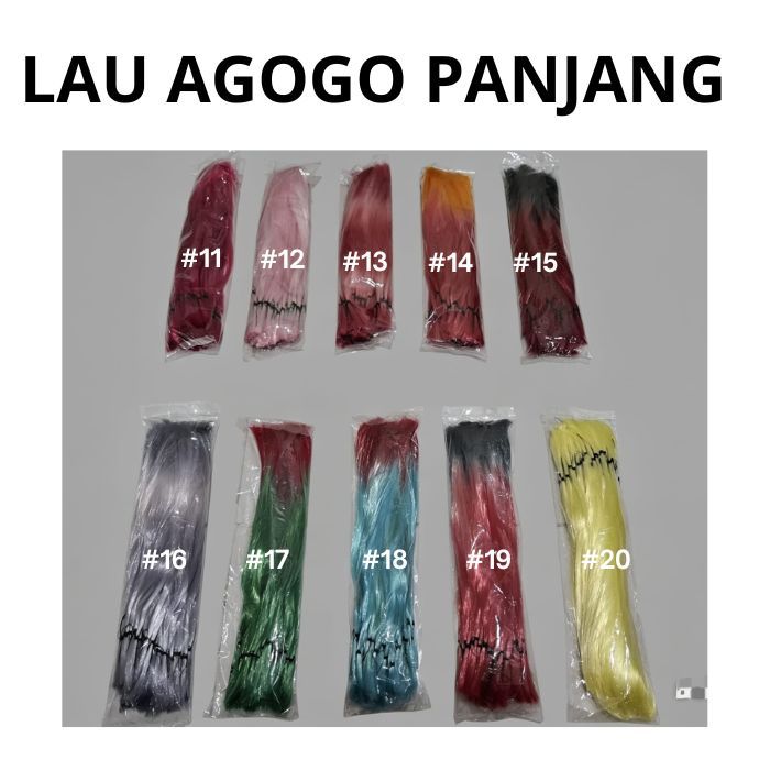 LAU AGOGO PANJANG 24CM / PAK ISI 100PCS AKSESORIS MANCING