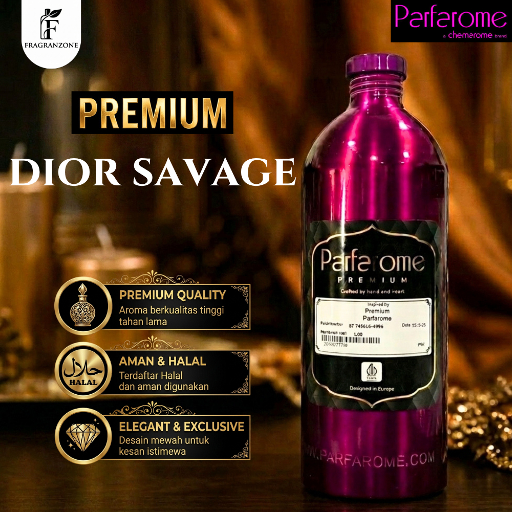 PARFAROME - PREMIUM - Bibit Parfum Murni | PARFAROME - Searah dior sauvage | Kemasan Segel Pabrik (1