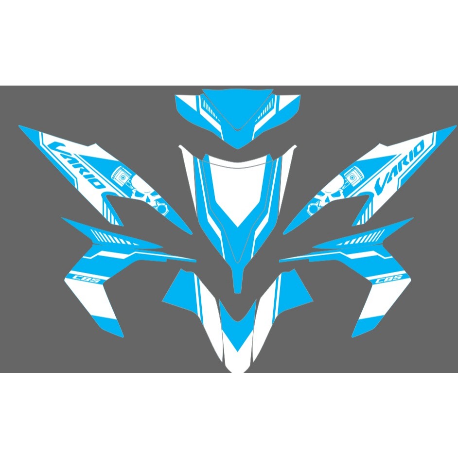 Decal stiker vario techno dekal sticker variasi custom striping fullbody pertamina mandalika