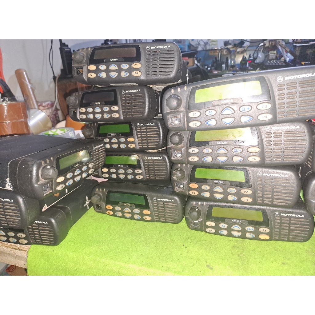 Rig motorola Gm 338 uhf Power 25 Watt DIJAMIN NORMAL COCOK BUAT REPEATER MOTOROLA GM338 UHF