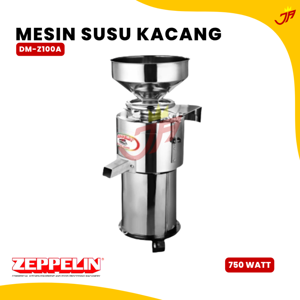 ZEPPELIN Mesin Susu Kacang Kedelai Zeppelin DM-Z100A | Mesin Pembuat Sari Kedelai 40 Kg/Jam Stainles