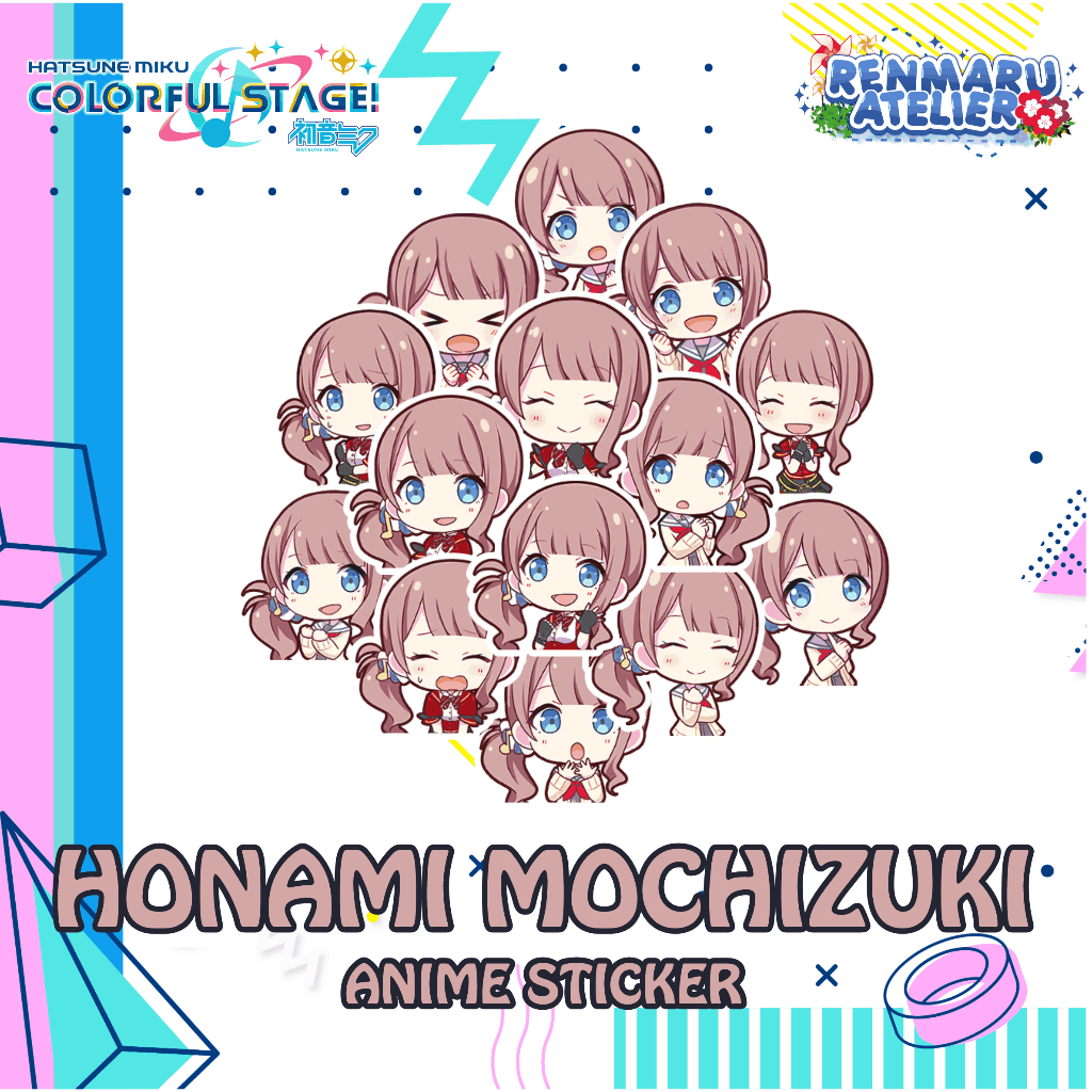 Stiker Anime Game Project Sekai HONAMI MOCHIZUKI | Stiker Laptop HP