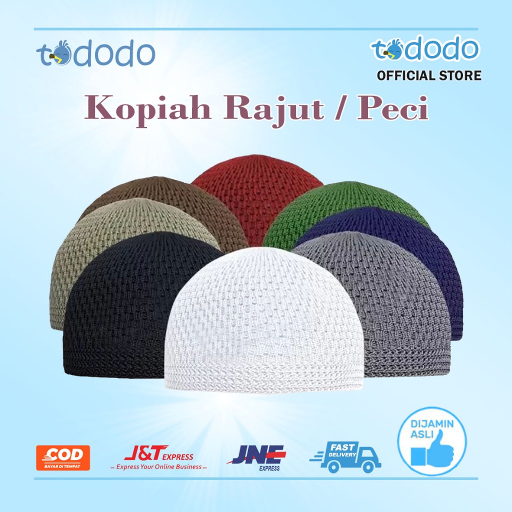 Topi Rajut Peci Songkok Bayi Bahan Rajut / Peci Akikah Bayi