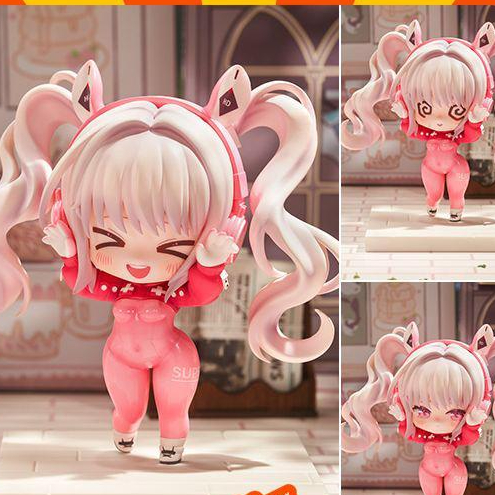New Alice Rupee Sakura Privaty Blanc Noir Sd Mini Figure Blind Box - Goddess Of Victory: Nikke