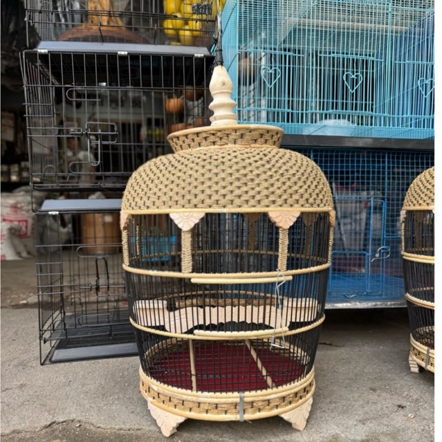 Sangkar Perkutut Rajut Kandang kutut Rajut Bahan Egel/rotan dan Rotan sintetis