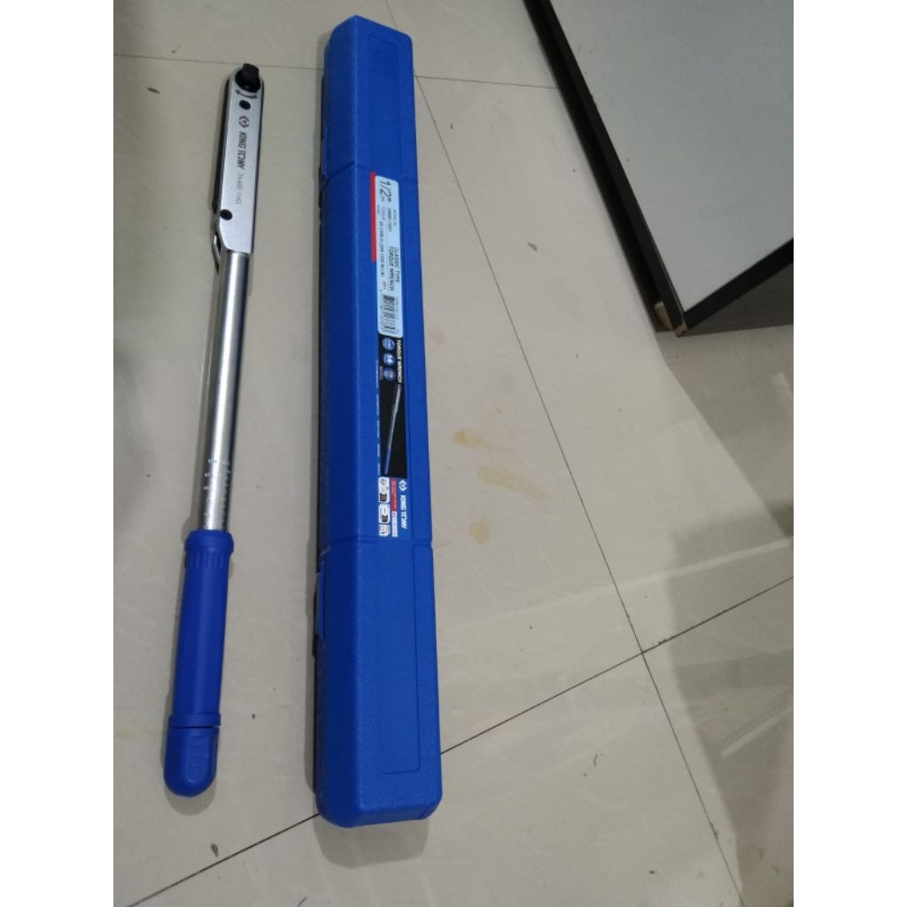 KING TONY KUNCI TORSI MOMEN 1/2 25-125 NM KUNCI MOMEN TORQUE WRENCH TAIWAN 3-14 KG