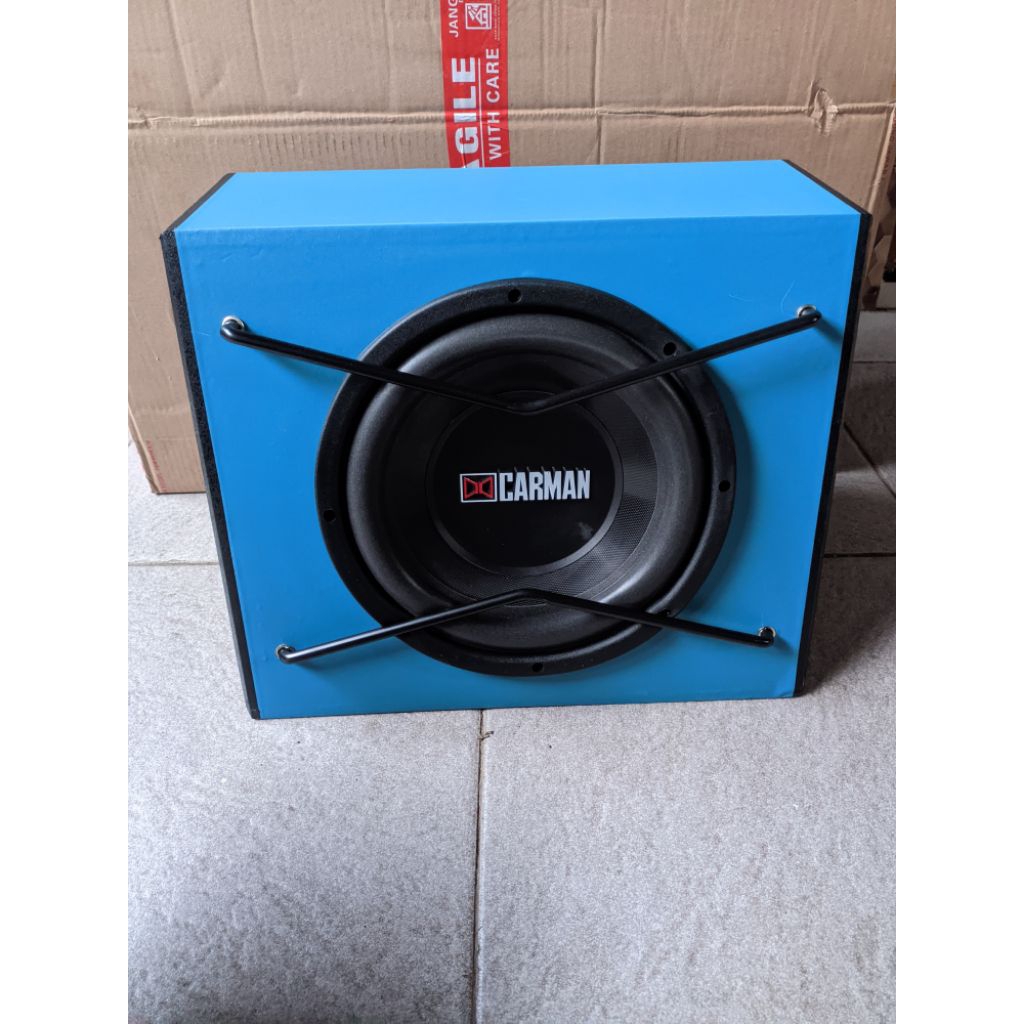 Bassbox Subwoofer Aktif Mobil 10 Inch CARMAN CM 1011 Sub Woofer Active 10in CM1011