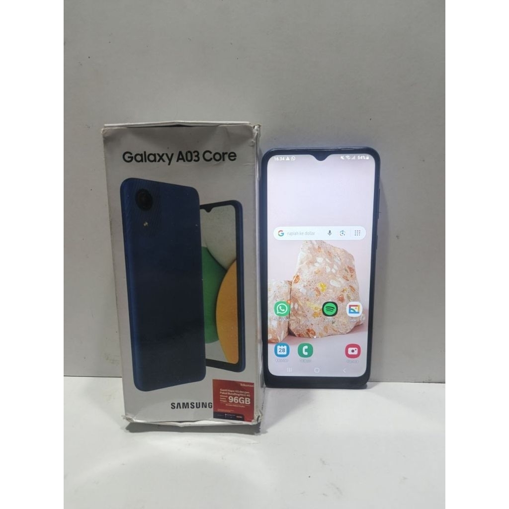HP SECOND SAMSUNG GALAXY A03 CORE RAM 2/32GB ANDROID MURAH SIAP PAKAI EX SAMSUNG SEIN