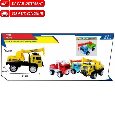 Mainan anak Mobil derek/pancing, bahan berkualitas, AK 06 SNI MURAH
