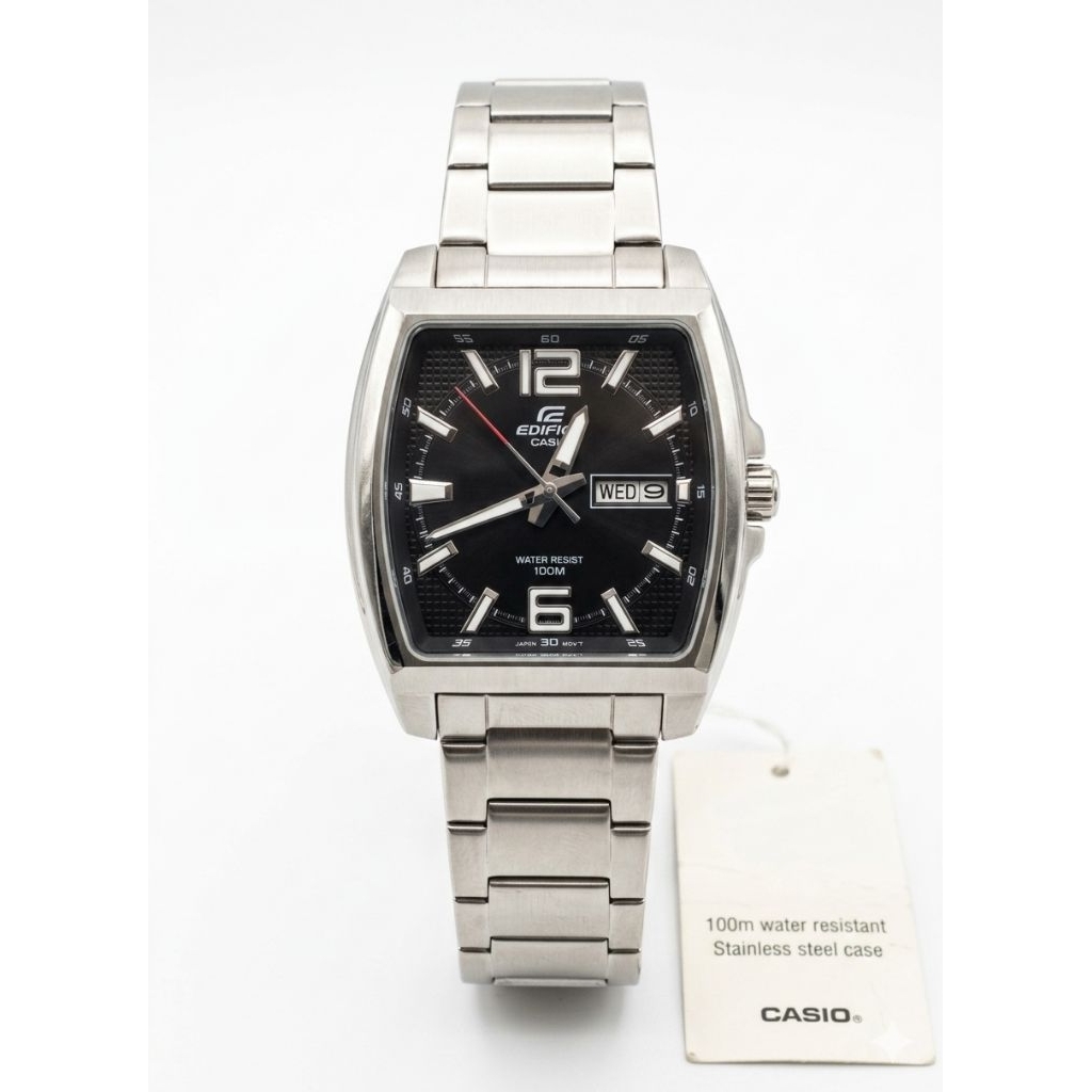 Jam Tangan Casio EFR-100D-1AVDF Silver Cowok
