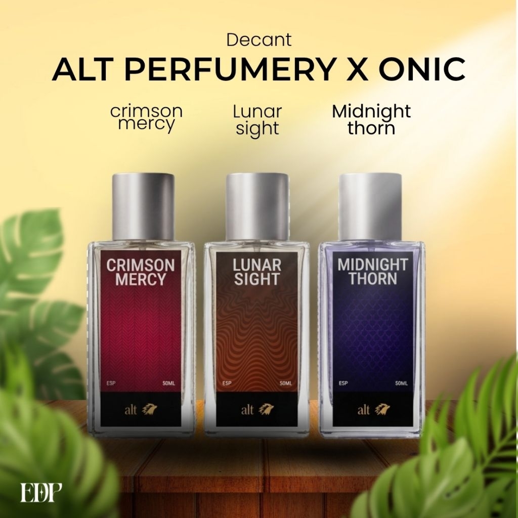 Decant alt Perfumery x Onic | Parfum Original | Parfum Unisex | onic esports | alt Perfumery | decan