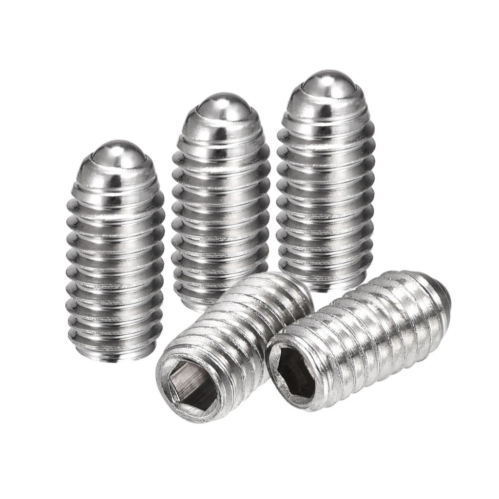 Ball Plunger M6 X 8 Baut Stopper Stainless Steel