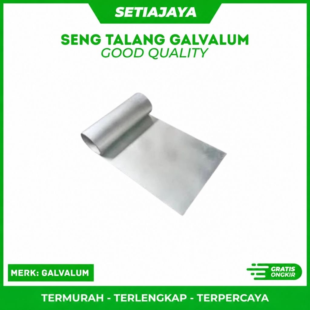Seng Talang Galvalum Meteran 40cm 60cm 70cm 90cm