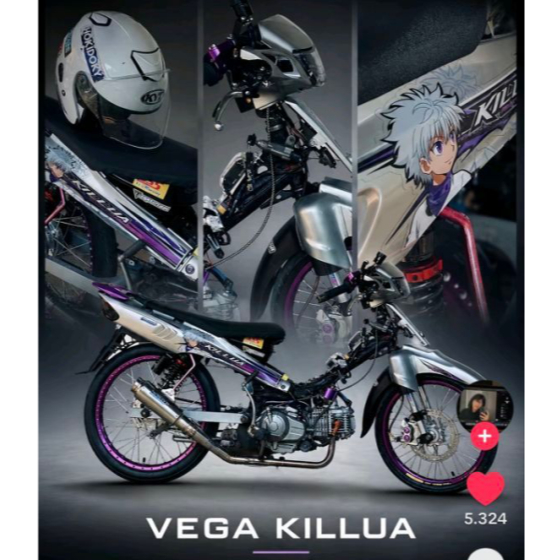 STRIPING CUSTOM VEGA R KILUA STIKER VEGA OLD LAMA