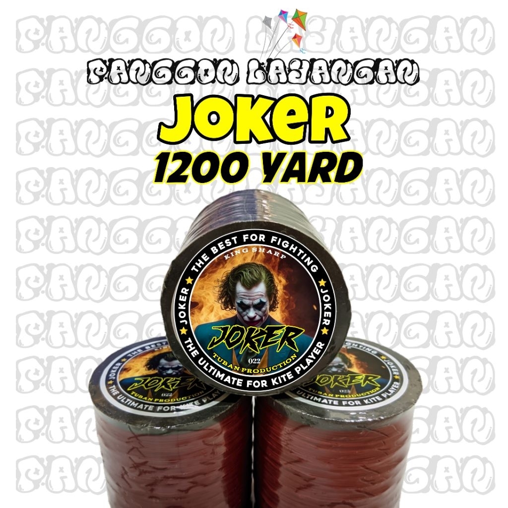 benang layangan JOKER 022 gelasan 1200 yard