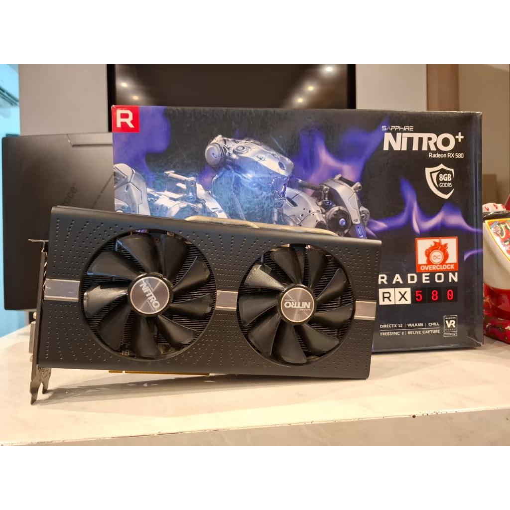 VGA SAPPHIRE NITRO+ PLUS RADEON RX 580 / RX580 8GB GDDR5 - Second 2ND