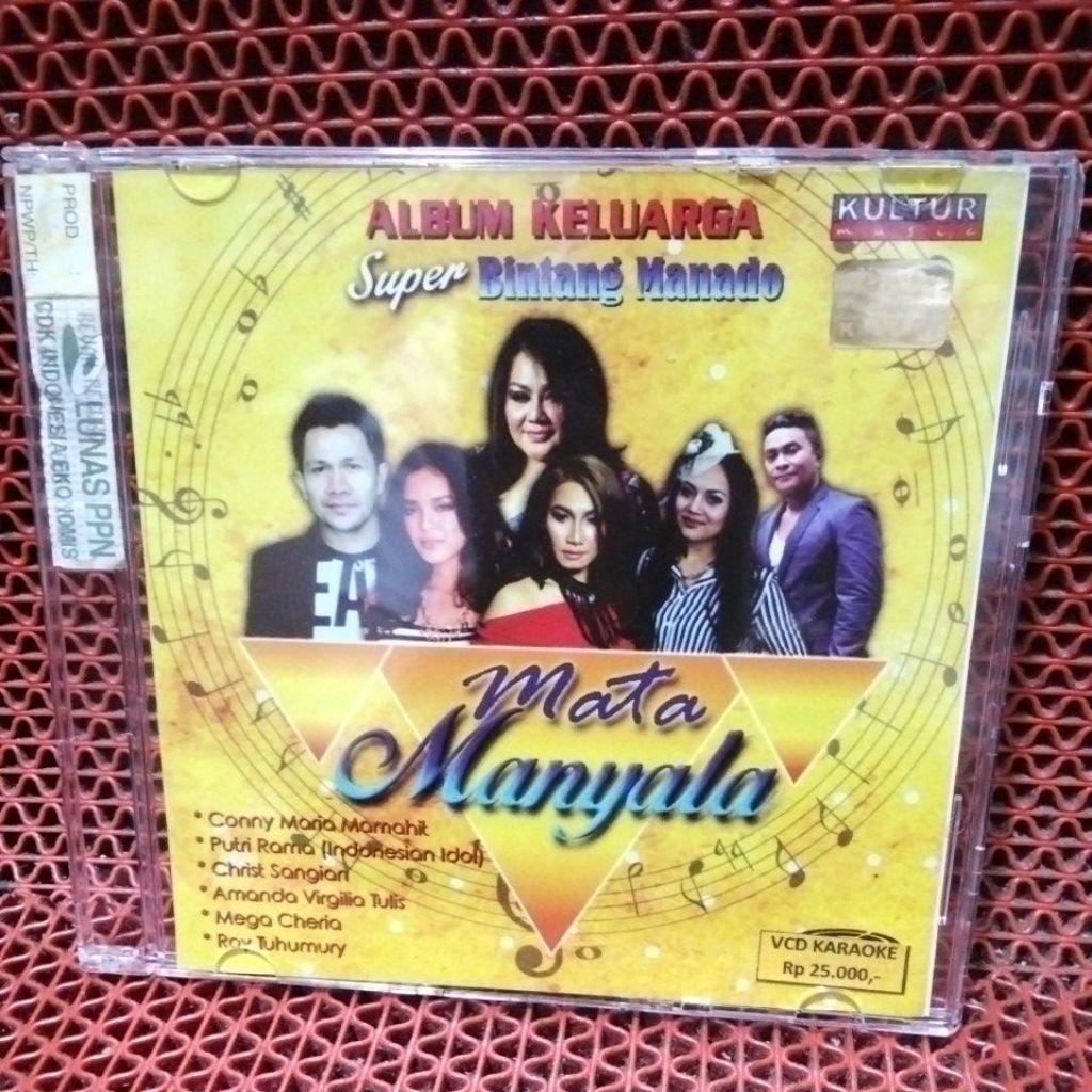 VCD KARAOKE POP MANADO 100% ORIGINAL BARU DAN MASIH SEGEL