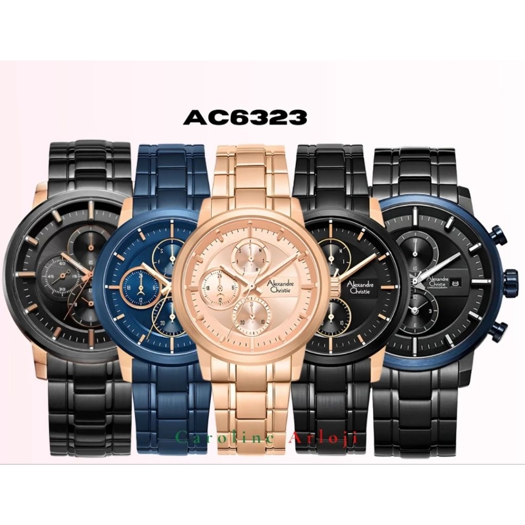 JAM TANGAN PRIA WANITA ALEXANDRE CHRISTIE AC AC6323 AC 6323 ORIGINAL