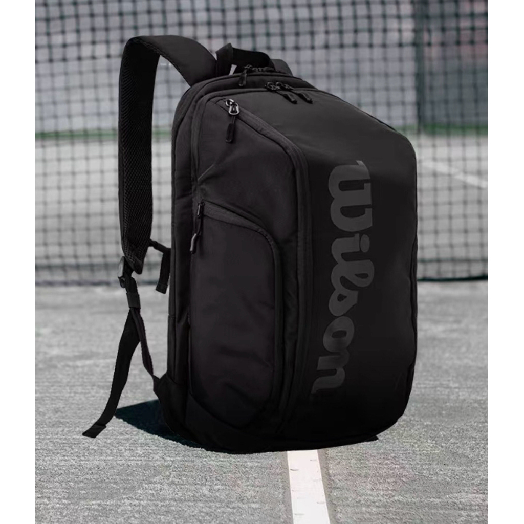 Tas Wilson Tour Pro staff tennis backpack black bag tennis bag Tas tenis Wilson tas backpack tas rak