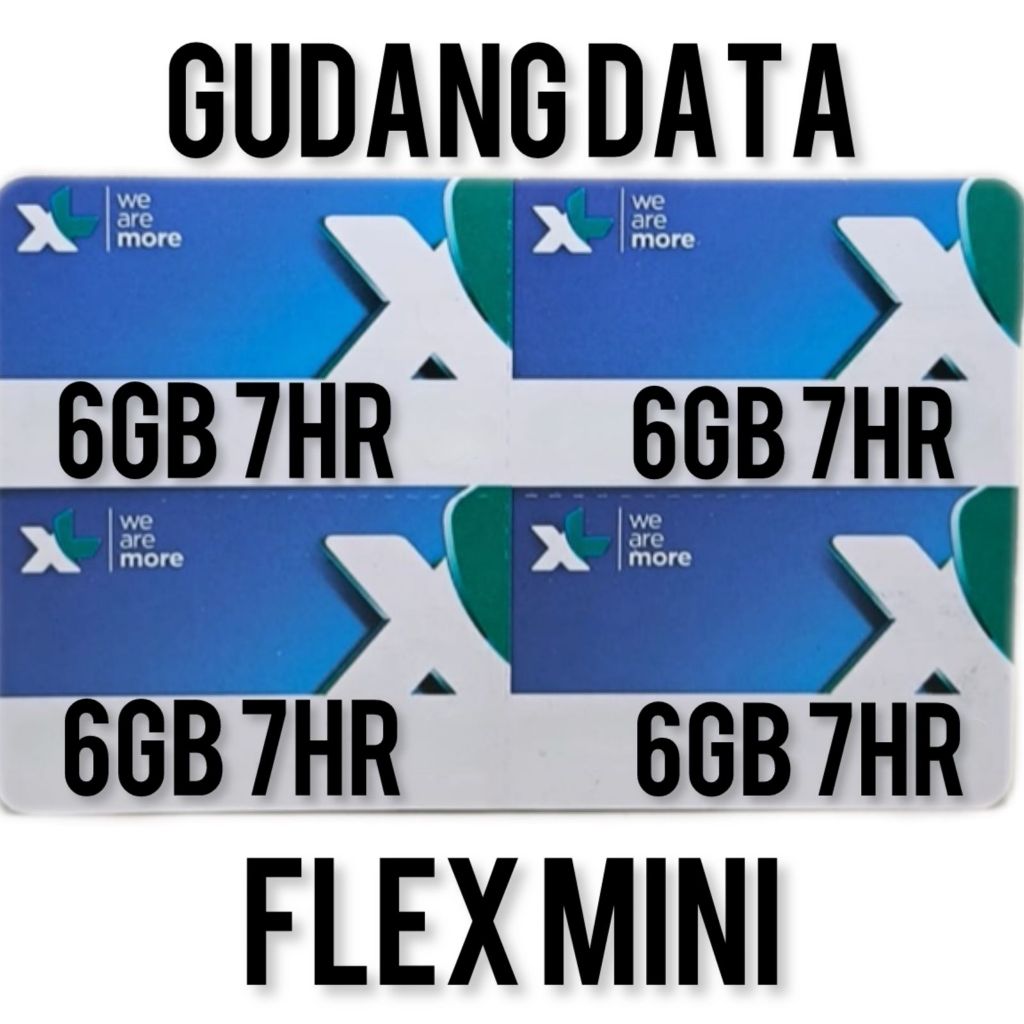 Voucher XL Flex Mini 6GB 7Hari
