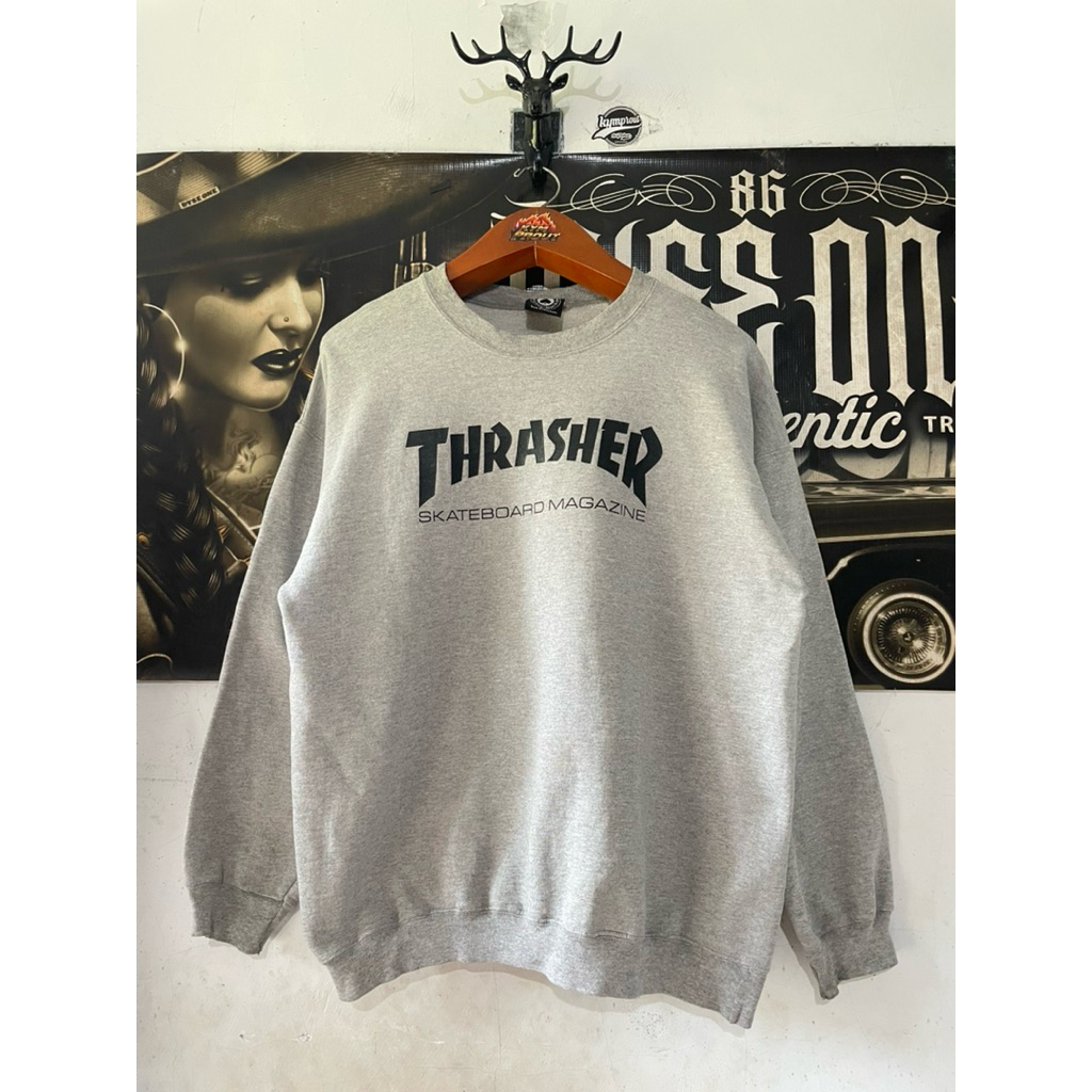 crewneck thrasher second