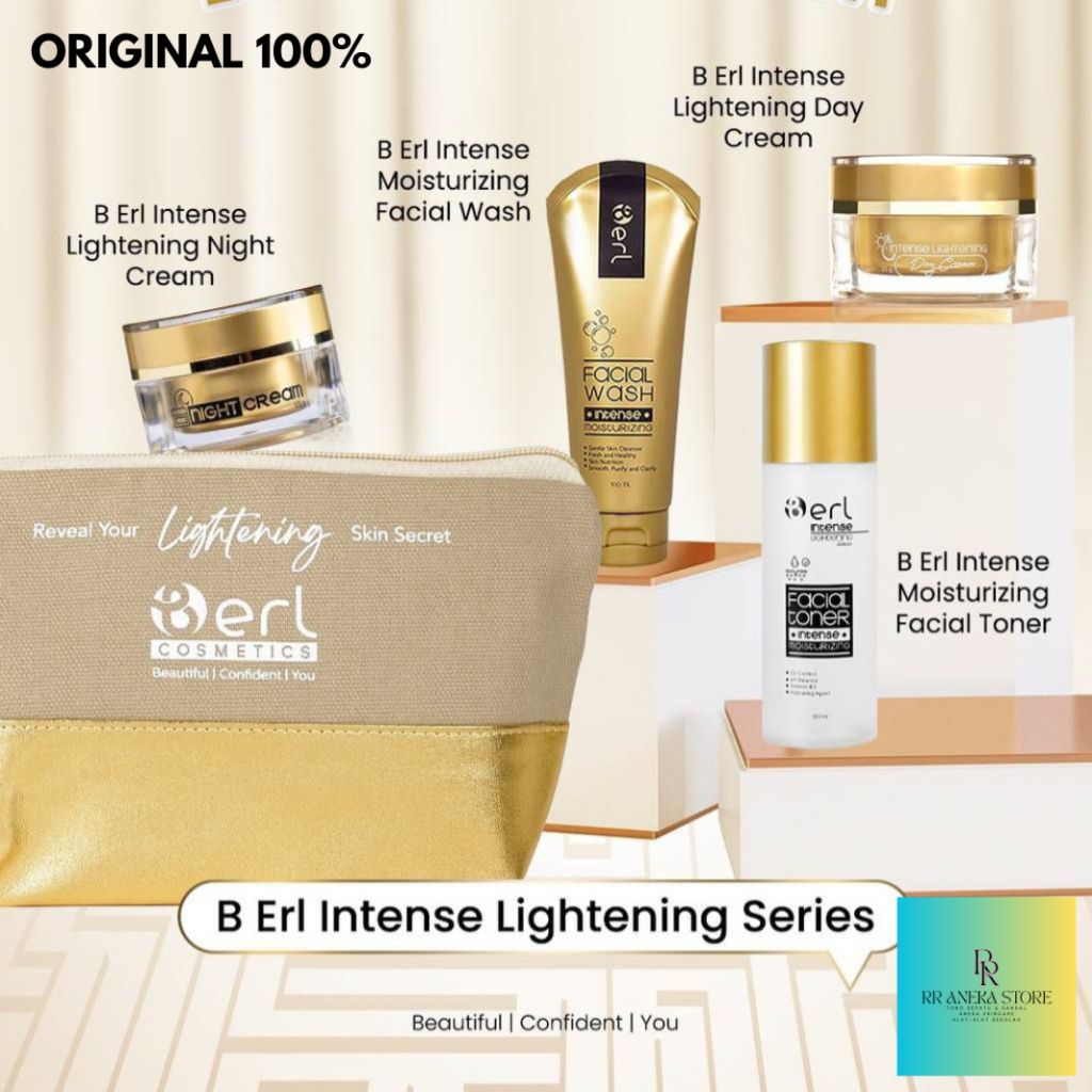 B ERL Intense Lightening Series Pouch B ERL Cosmetics / Paket B ERL Skincare Perawatan Wajah / Paket