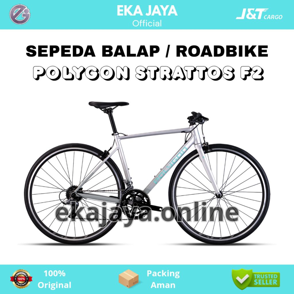 Sepeda Balap / Roadbike Flatbar POLYGON STRATTOS F2 TERBARU