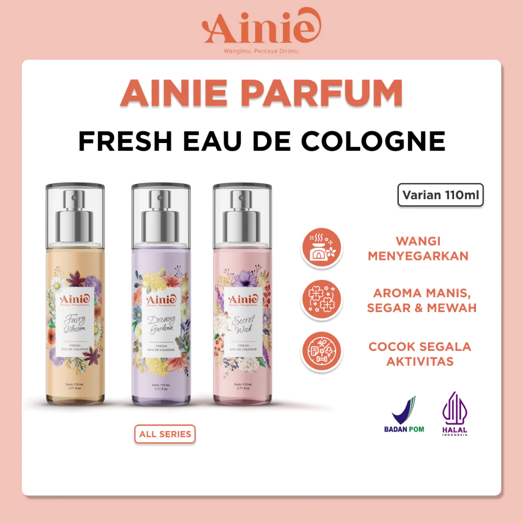 Ainie Fresh Eau De Cologne 110ml Parfum Wanita