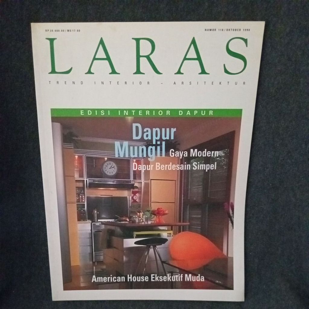 MAJALAH LARAS OKTOBER 1998 - EDISI INTERIOR DAPUR