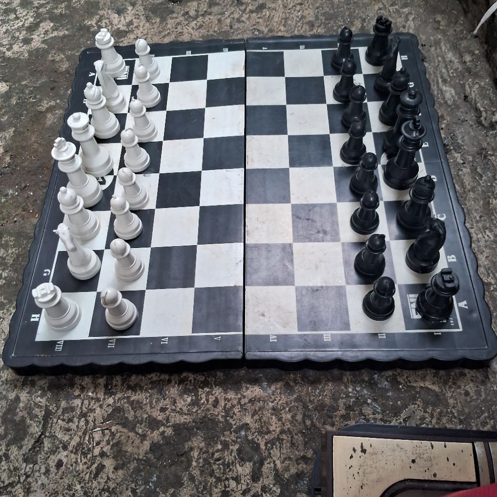 papan catur plastik