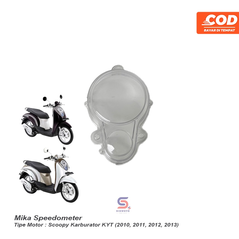 Mika Speedometer Scoopy Karburator KYT 2010 2011 2012 2013