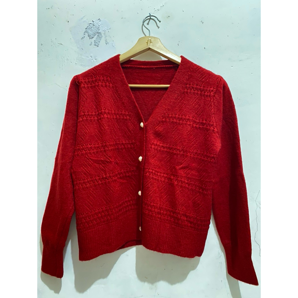 Cardigan Rajut Import Tebal