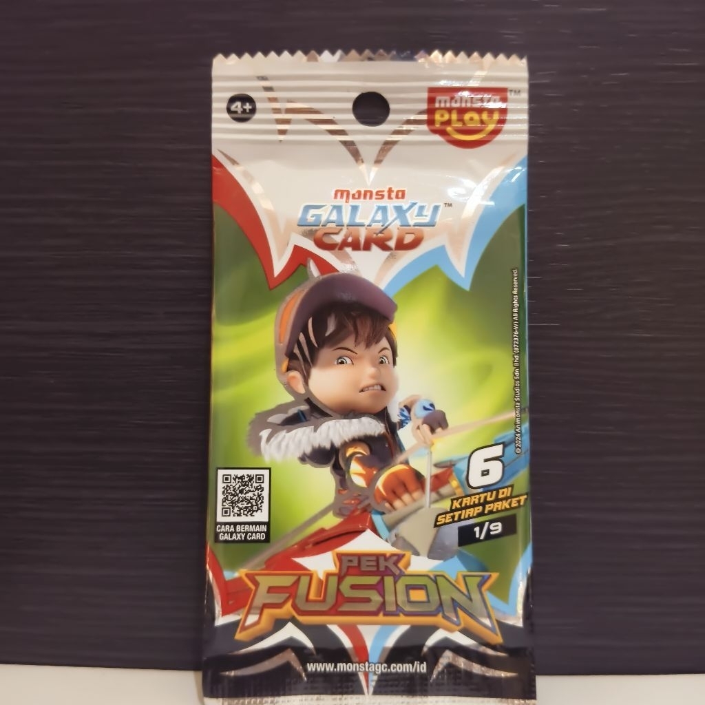 (HARGA SATUAN) Monsta Galaxy Card Pek Fusion