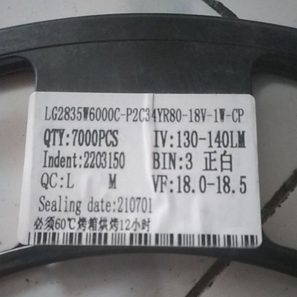 smd led chip 2835 18v/1000biji 60ma