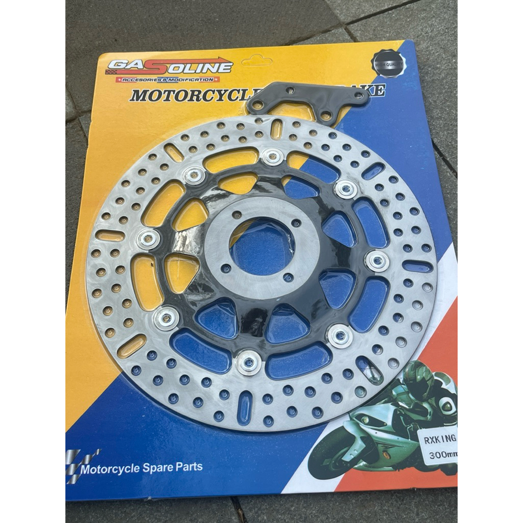 PIRINGAN CAKRAM RX KING LEBAR 300MM MODEL KTC PLUS BREKET KALIPER